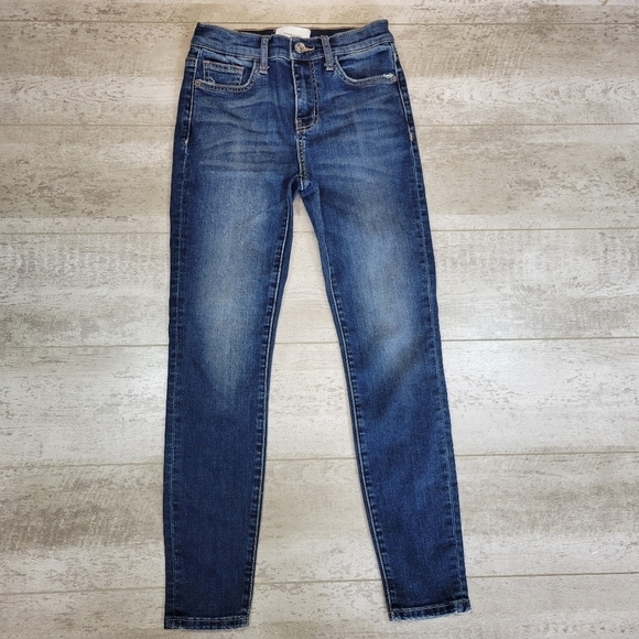 Current Elliot High Waisted Stilleto Jeans Size 25 - Picture 1 of 9